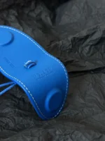 Goyard mini anjou bag blue leather - Image 4