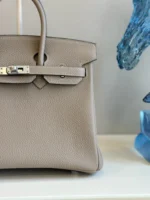 Hermes birkin gray with sliver hardware (size 30) - Image 6