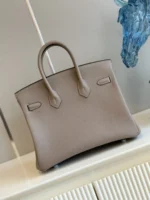 Hermes birkin gray with sliver hardware (size 30) - Image 5
