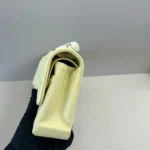 CHANEL 25C FLAP BAG 25 IN YELLOW QUILTED LAMBSKIN GOLD HARDWARE - Image 7