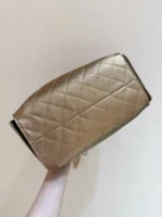 CHANEL 25 HANDBAG 30 IN GOLDEN BROWN WITH GOLD HARDWARE - Image 6