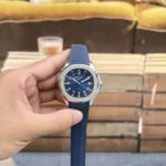 Patek Philippe Aquanaut 5168G Replica Cao Cap Nhat Blue Dial 42 1 600x600 1
