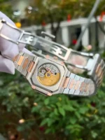 Patek Philippe Cubitus 5821 Replica 11 Watch Blue Square Dial 45mm - Image 4