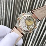 Patek Philippe Nautilus 5712 Rose Plated Leather Strap 40mm - Image 5