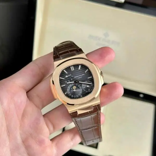 Patek Philippe Nautilus 5712G Best Replica Watch Gray Dial PPF Factory 40mm