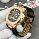 Patek Philippe Replica 1:1 Watch Nautilus 5712R Rose Gold Wrapped 18K GR Factory 40mm - Image 9