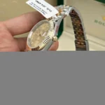 Rolex Che Tac Datejust Boc Vang That 18K Nam Mat Vang Champagne GM Factory 41mm 4