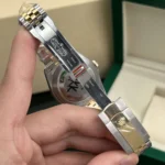 Rolex Che Tac Datejust Boc Vang That 18K Nam Mat Vang Champagne GM Factory 41mm 5
