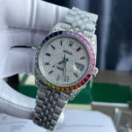 Rolex DateJust Custom Full Moissanite Diamond 41mm - Image 7