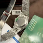 Rolex Replica 1:1 Watch DateJust Moissanite Diamond MOP Jubilee Strap EW 31mm - Image 3