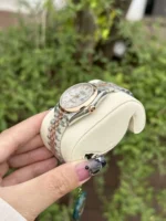 Rolex Replica 11 Watch DateJust Women Mother of Pearl Dial Julibee Strap 31mm - Image 3