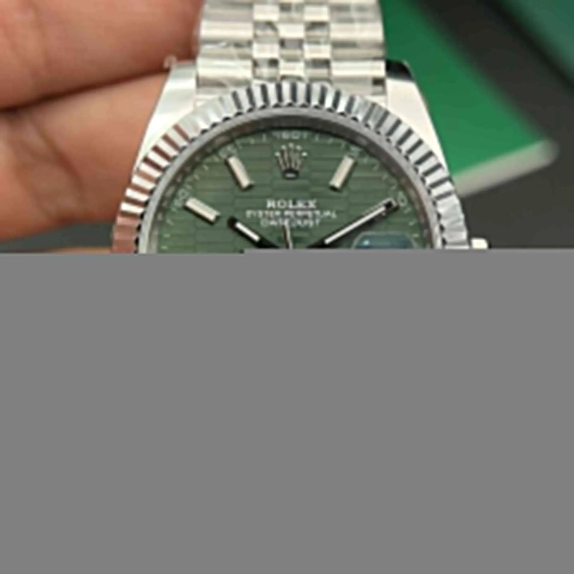 Rolex Replica 11 Watch Datejust 126234 Green Dial Luminous Numbers 36mm