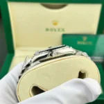 Rolex Datejust 126234-0055 Olive Green Palm Motif Diamond Dial 36mm - Image 6