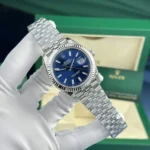 Rolex Datejust 126334 Blue Dial Luminous Fluted Bezel 41mm - Image 2