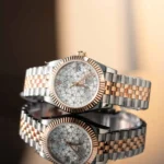 Rolex Datejust 278271 Silver Floral Dial Two Tone 10K Rose 31mm - Image 2