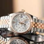 Rolex Datejust 278271 Silver Floral Dial Two Tone 10K Rose 31mm - Image 3