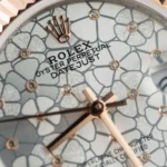 Rolex Datejust 278271 Silver Floral Dial Two Tone 10K Rose 31mm - Image 5