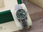 Rolex Datejust 36 Green Palm Dial Jubilee 5 scaled 1
