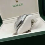 Rolex Replica 1:1 Watch Day-Date Meteorite Dial With Stone Bezel 40mm - Image 2