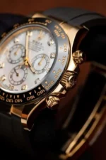 Rolex Daytona 116518LN Mother of Pearl Dial Moissanite Handcrafted 40mm - Image 5