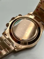 Rolex Replica 1:1 Watch Daytona Rainbow Rose Gold Wrapped Moissanite Diamond TWF 40mm - Image 4