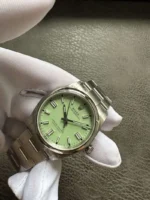 Rolex Oyster Perpetual Pistachio Green Dial 3 800x1067 1