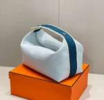 Tui Cam Tay Hermes Bride A Brac PM Mau Xanh Sieu Cap 12x20x10cm 2