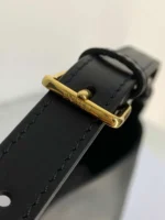 Celine Small Bucket Cuir Triomphe Handbag Black Bucket Shape 30x22x12cm - Image 3