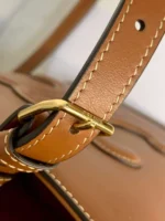 Celine Small Bucket Cuir Triomphe Brown Bucket Handbag 30x22x12cm - Image 2