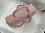 Tui Chanel Handle Hang Hieu Sieu Cap Mau Tim Da Hat 20cm 15