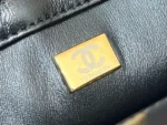 Tui Chanel Mini Rectangular Flap with Top Handle Black Rep 11 20cm 9