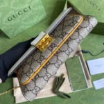 Gucci Clutch Women's Crossbody Bag with High Quality Monogram Pattern 19x10cm - Image 2