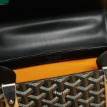 Goyard SAIGON Black Handbag With Wooden Handle 28cm - Image 2