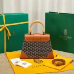 Tui Goyard SAIGON Mau Nau Sieu Cap Quai Xach Go 28cm 5