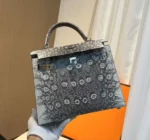 Hermes Kelly 25 Genuine Lizard Leather - Image 2