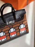 Hermès Birkin 20 Sellier Faubourg House Brown Palladium Hardware - Image 2