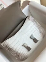 Hermes Constance 19 Himalaya Genuine Crocodile Leather Palladium Hardware - Image 3