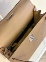Hermes Kelly 28 Epsom Brown Palladium Hardware - Image 5