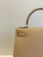 Hermes Kelly 28 Epsom Brown Palladium Hardware - Image 4