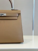 Hermes Kelly 28 Epsom Brown Palladium Hardware - Image 7