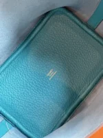 Hermes Picotin 18 Blue Togo Leather Gold Hardware - Image 6