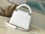 Tui Louis Vuitton LV Capuchines Mau Trang Khoa 7 Mix Mau 21cm 2