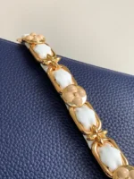 Louis Vuitton LV Capucines BB Woman Like Auth Navy Blue Handbags 27x18x9cm - Image 3