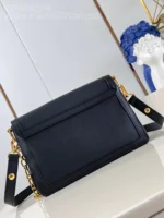 Louis Vuitton LV Dauphine Soft Like Auth Black Handbags 24x17x9cm - Image 2