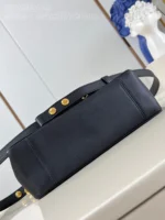 Louis Vuitton LV Dauphine Soft Like Auth Black Handbags 24x17x9cm - Image 3