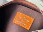 Louis Vuitton LV Marellini EPI Lock Silver Orange Handbags 20cm - Image 6