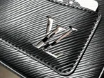 Louis Vuitton LV Marellini EPI Black Handbags 20cm - Image 4