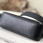 Louis Vuitton LV Marellini EPI Black Handbags 20cm - Image 6