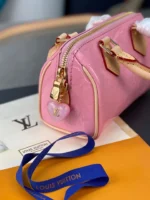 Tui Louis Vuitton LV Nano Speedy Pink Mini Like Auth 16x10x7 1