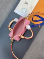 Tui Louis Vuitton LV Nano Speedy Pink Mini Like Auth 16x10x7 6